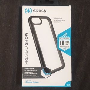 Speck Clear w/ Black Edge iPhone Case for 7/6s/6